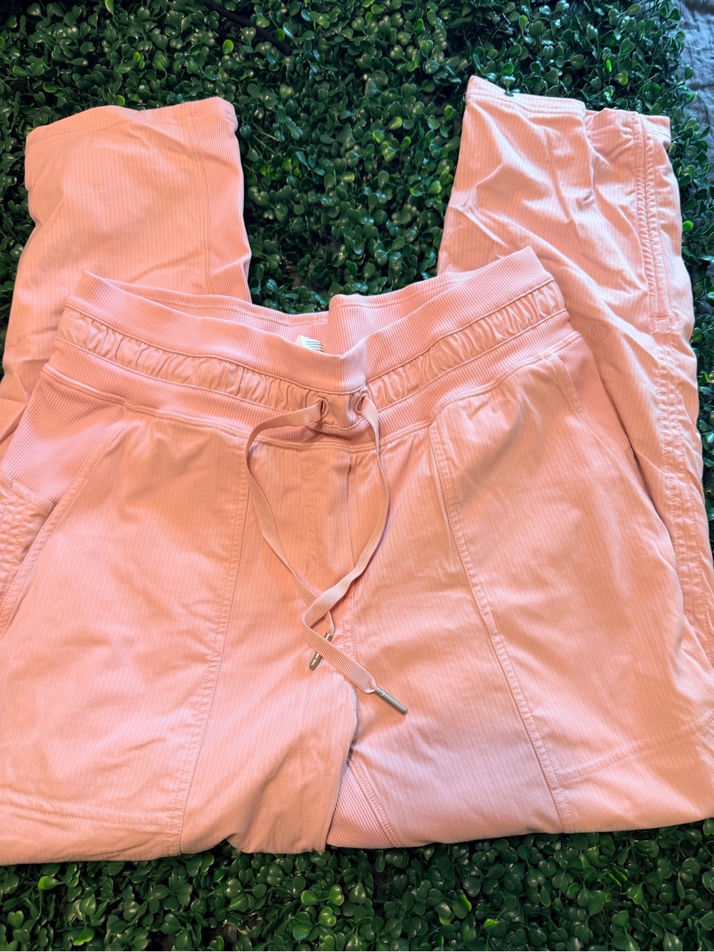 Lululemon Light Pink Drawstring Jogger Pants